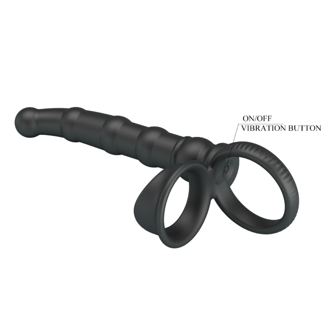 Anillo Vibrador Doble Penetración “Tatum”