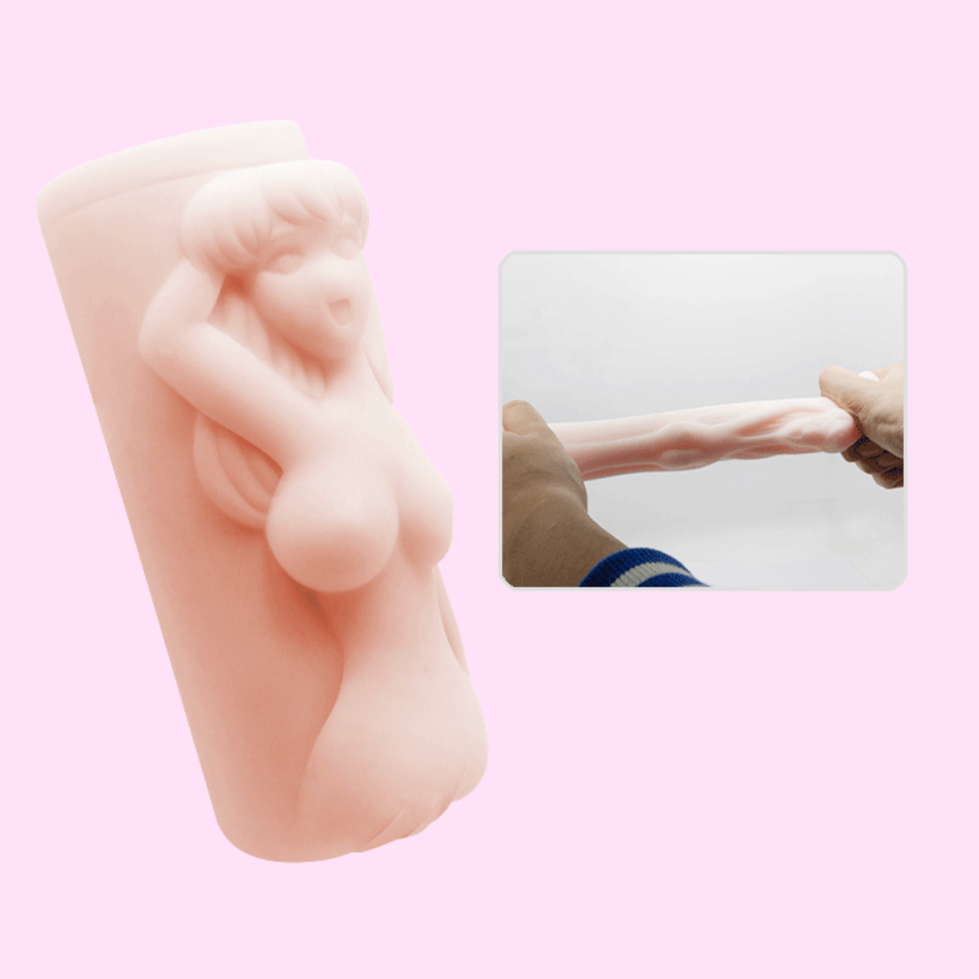 Masturbador Vagina Realista con Cuerpo Portátil