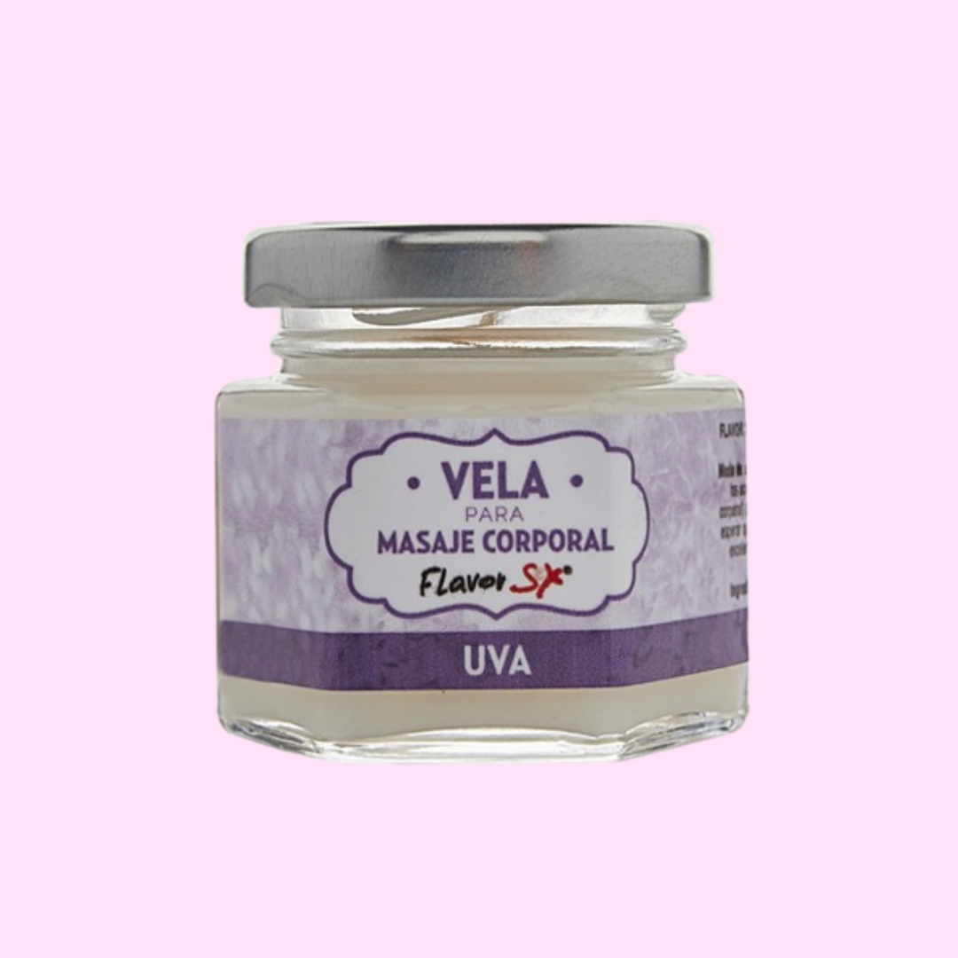 Vela Erótica para Masaje Uva