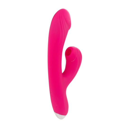 Vibrador Conejo Recargable con Succión Flora Camtoyz