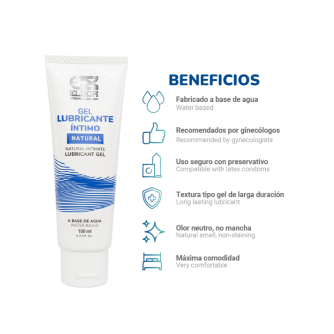 Gel Lubricante Íntimo Natural Elixir