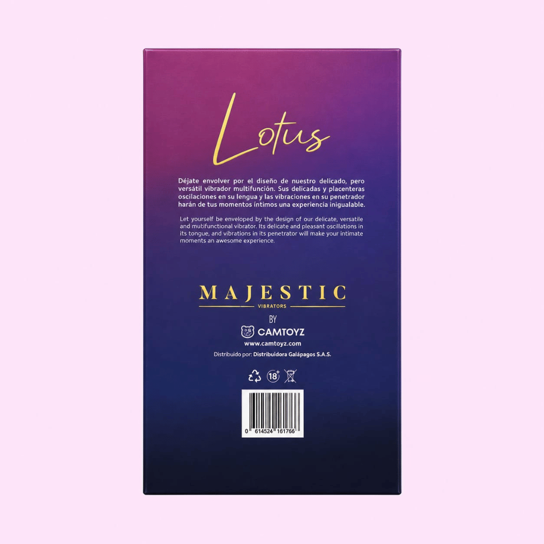 Vibrador Simulador de Sexo Oral con Estimulador de punto G «Lotus»
