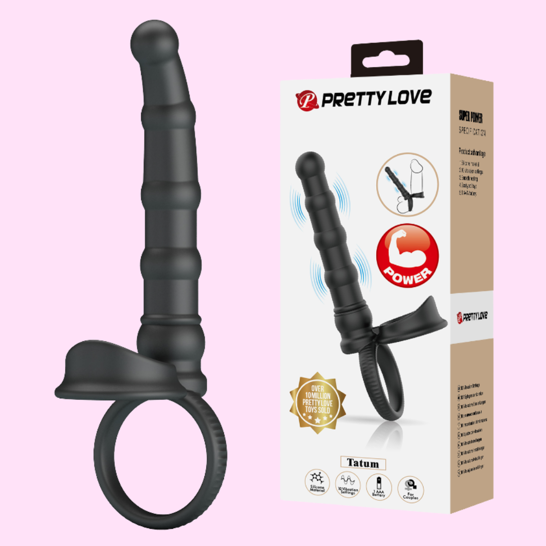 Anillo Vibrador Doble Penetración “Tatum”