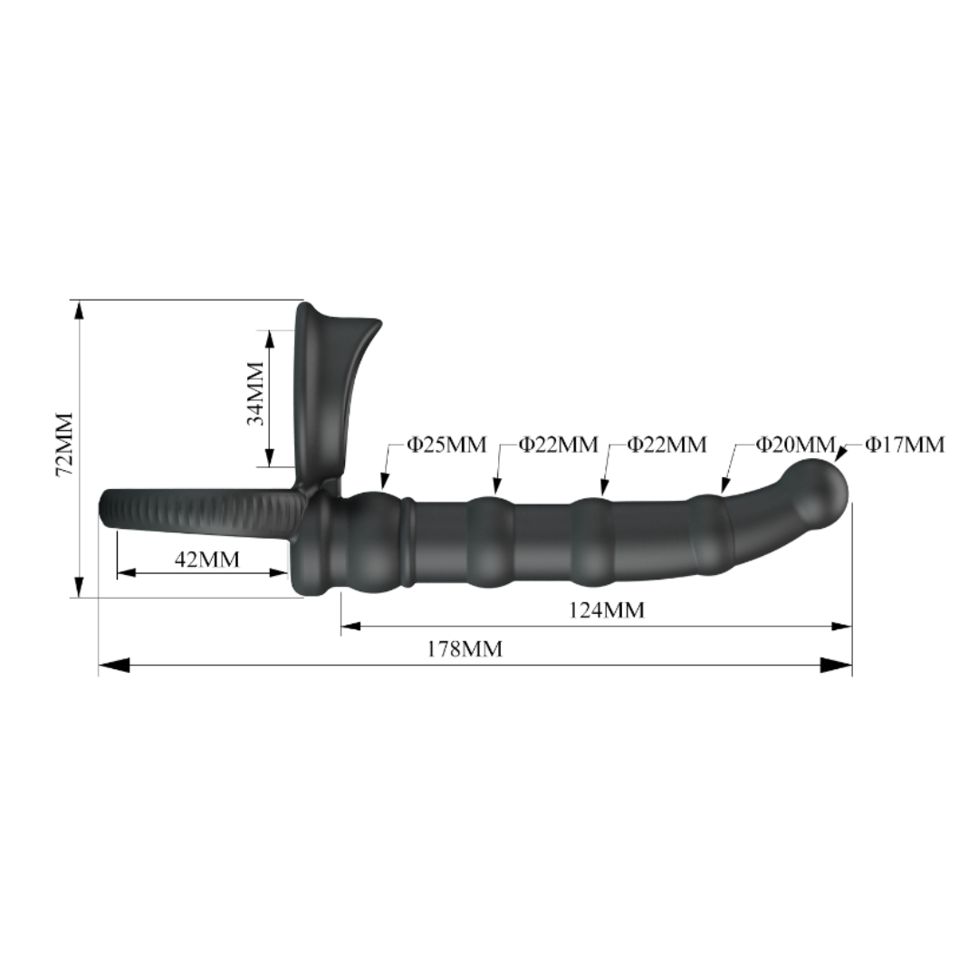 Anillo Vibrador Doble Penetración “Tatum”