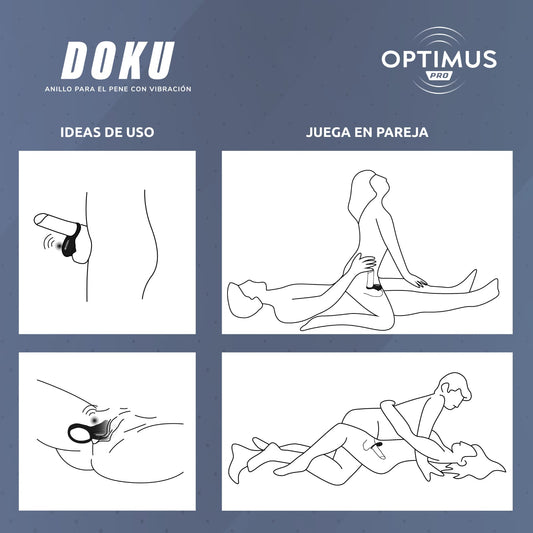 Anillo Vibrador Doku con APP