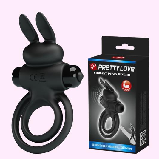 Anillo Vibrador Tipo Conejo