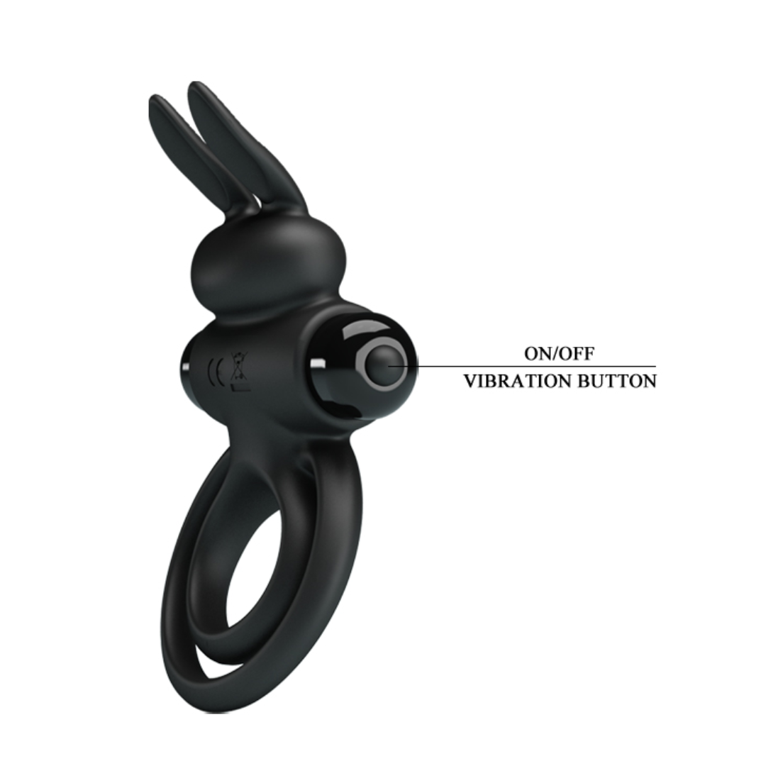 Anillo Vibrador Tipo Conejo