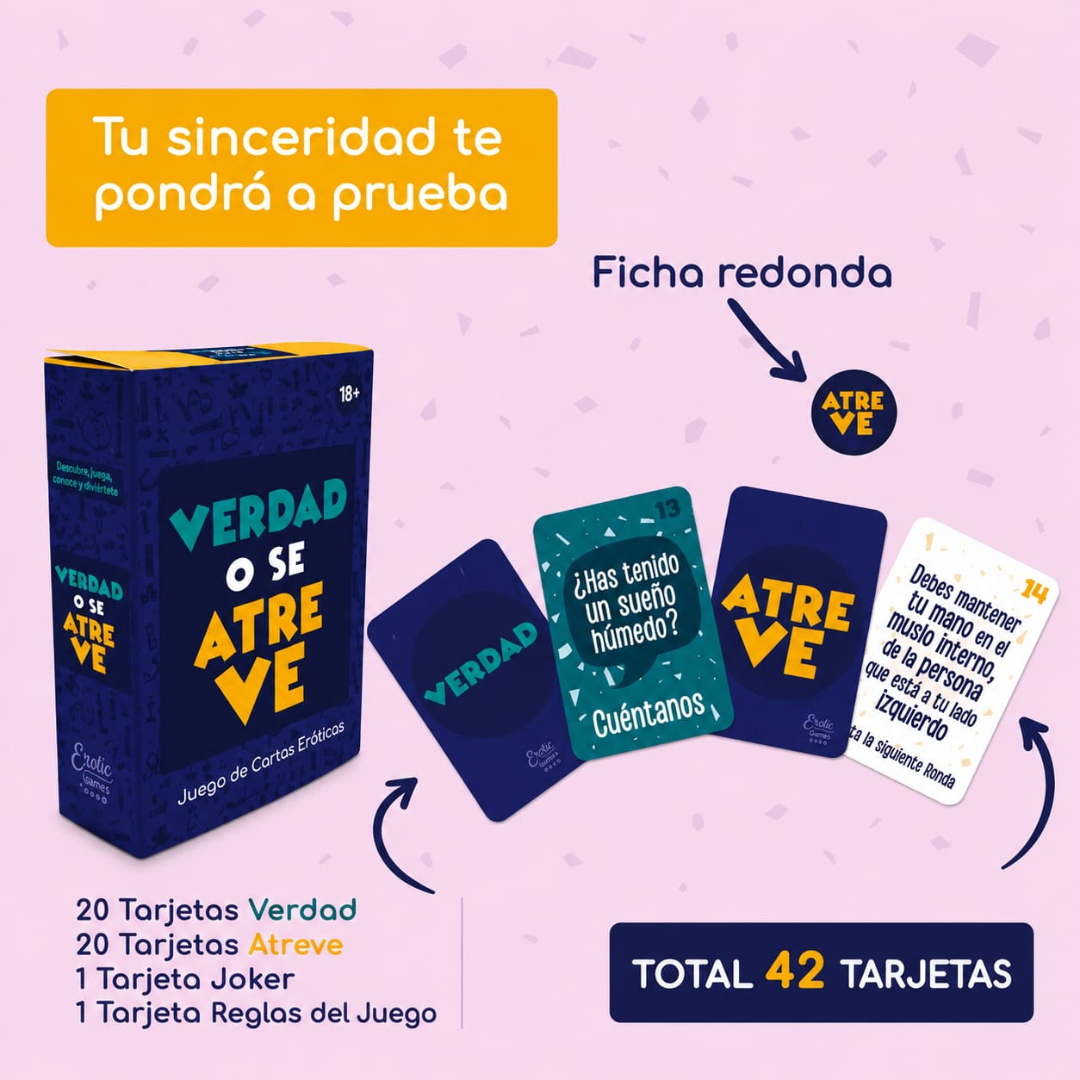 Juego de Cartas Eróticas | Verdad o Se Atreve