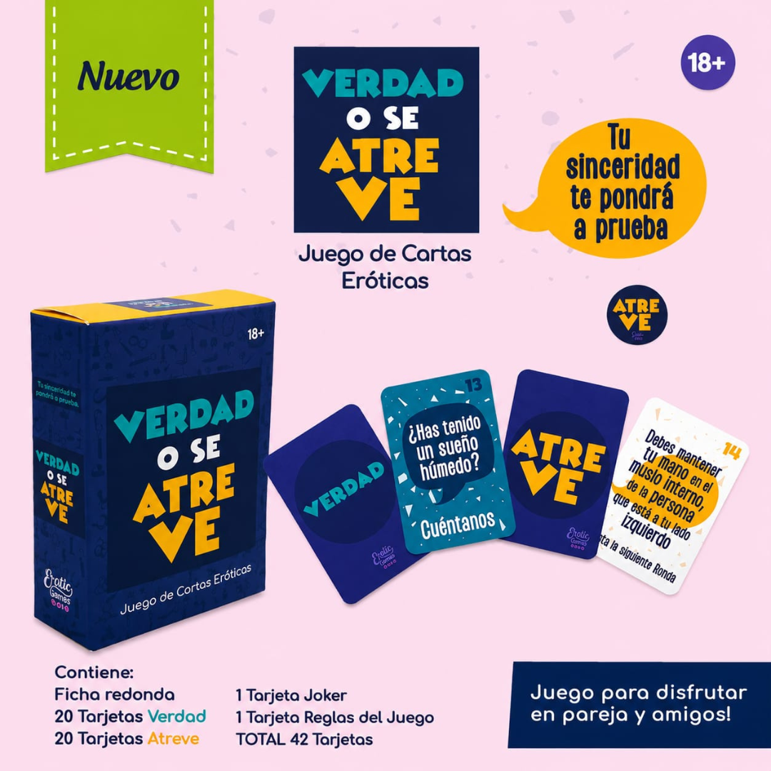 Juego de Cartas Eróticas | Verdad o Se Atreve