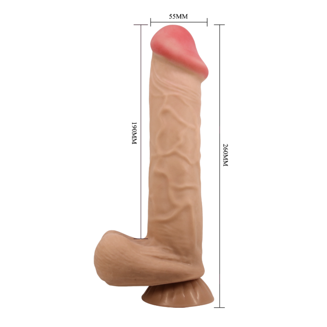 Consolador Realista con Testículos 26cm - Mendel Pretty Love