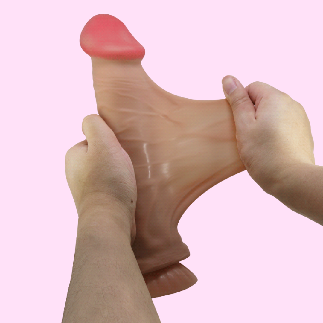 Consolador Realista con Testículos 26cm - Mendel Pretty Love