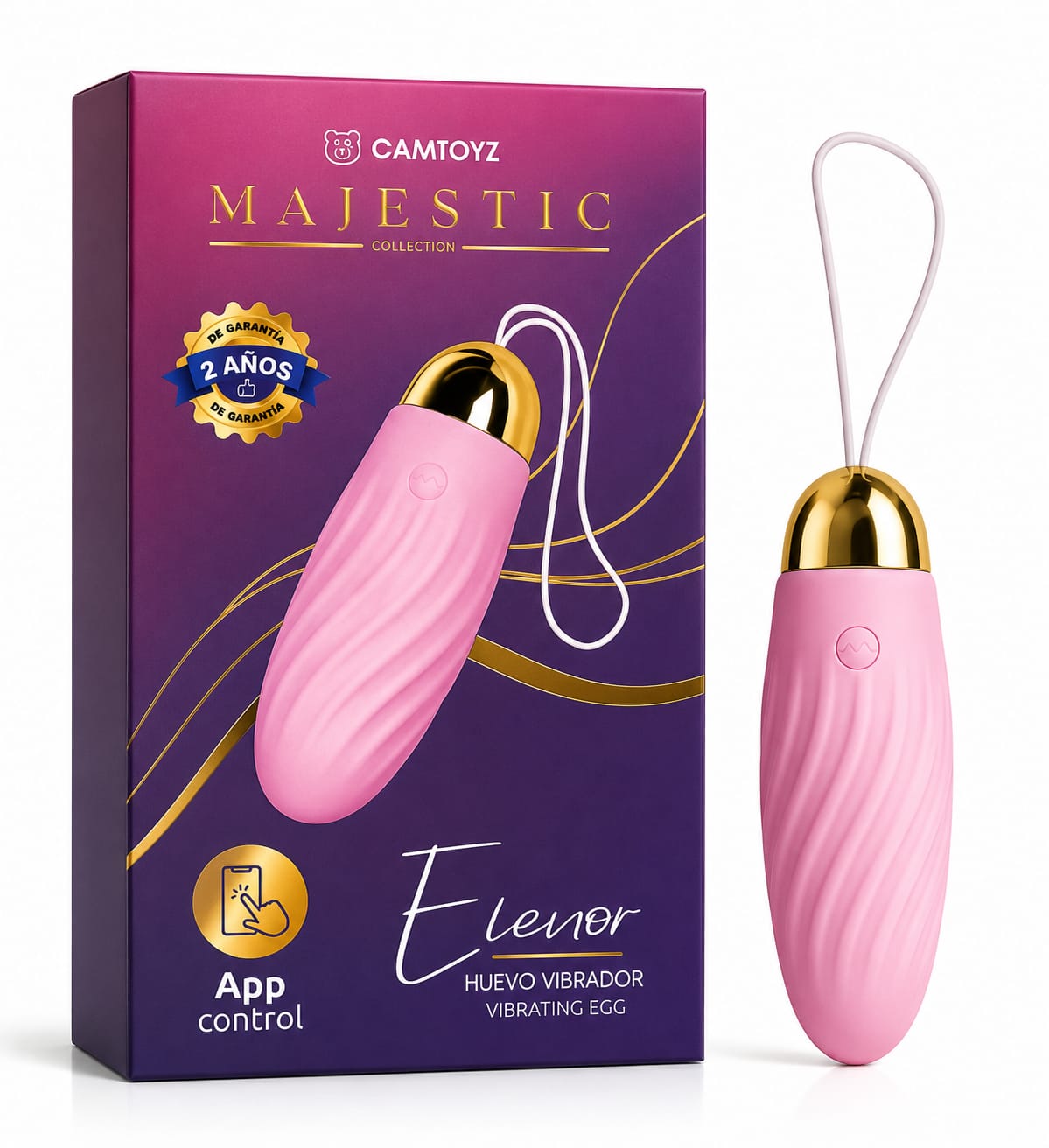 Huevo vibrador con App Elenor Majestic