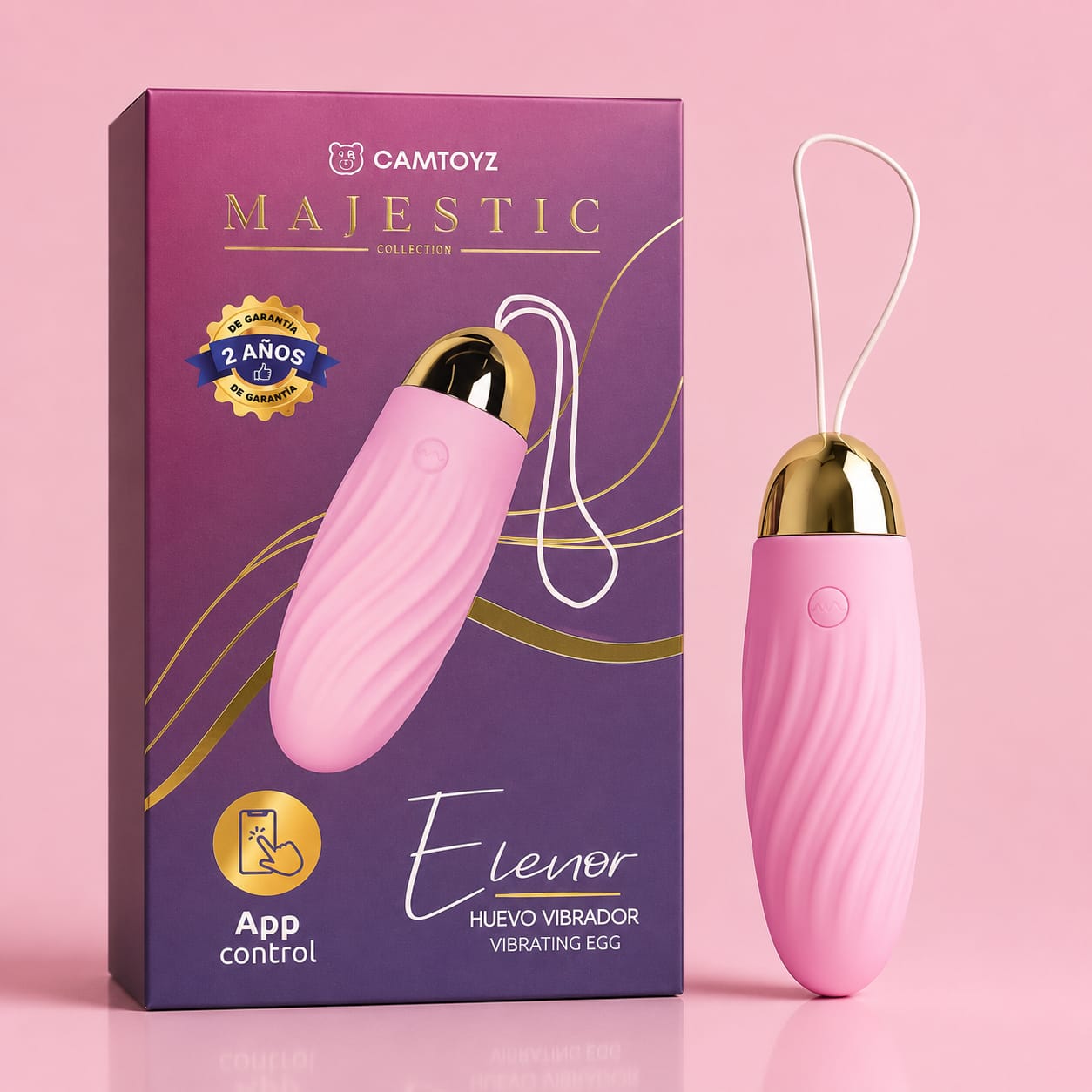 Huevo vibrador con App Elenor Majestic