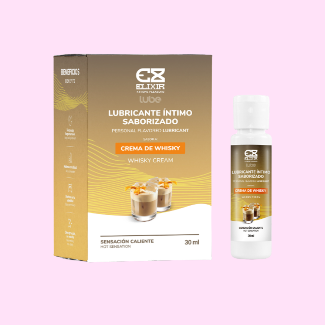 Lubricante Saborizado Crema de Whisky Elixir 30ml
