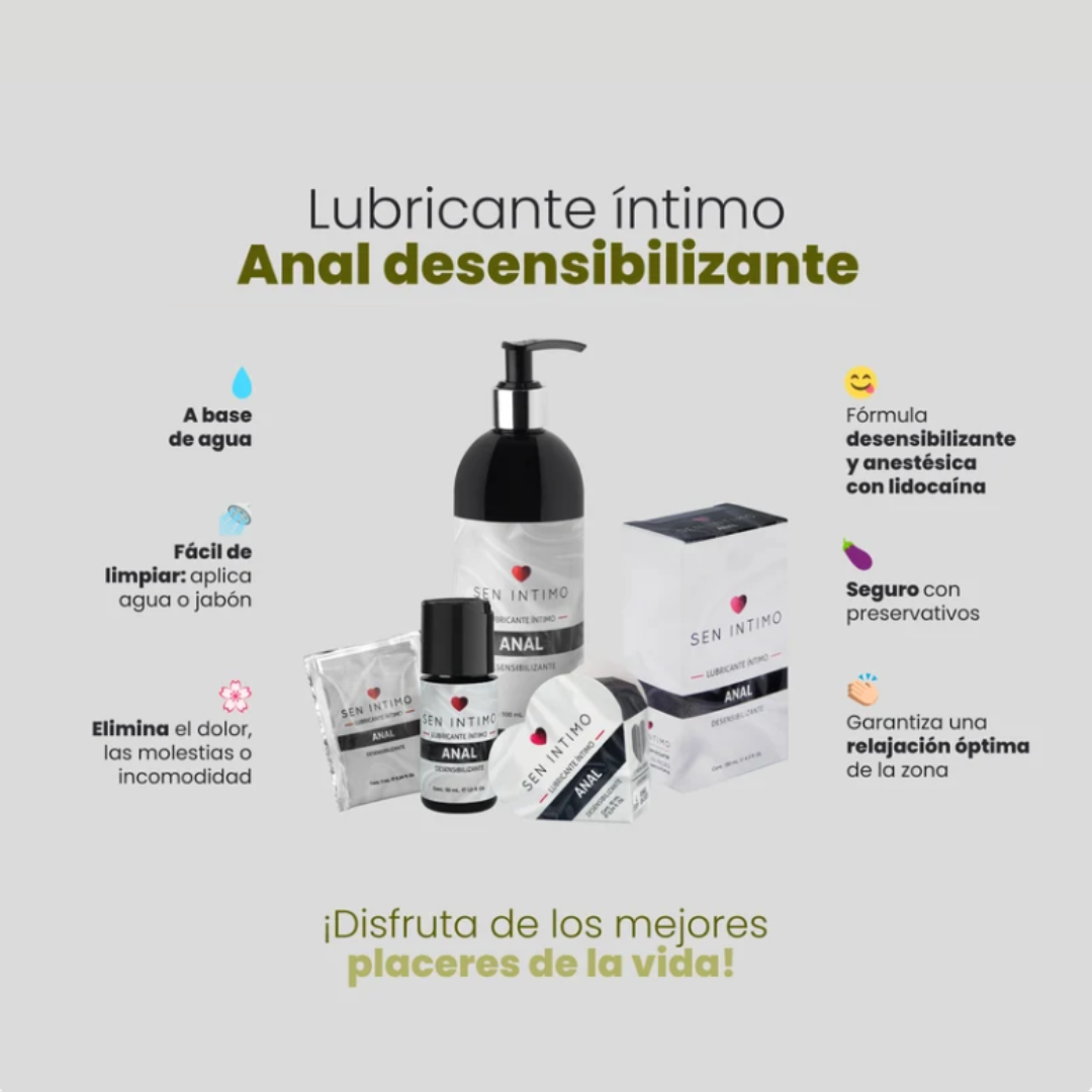 Lubricante Intimo Anal con Desensibilizante Sen Intimo