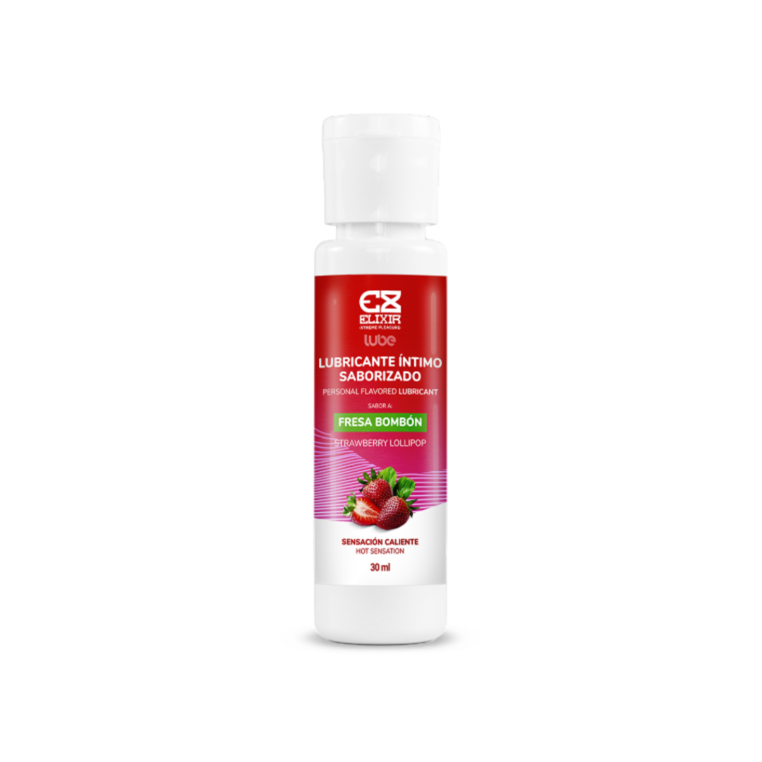 Lubricante Saborizado Fresa Bombon Elixir - 30ml