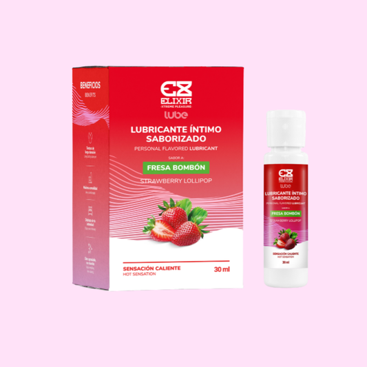 Lubricante Saborizado Fresa Bombon Elixir - 30ml