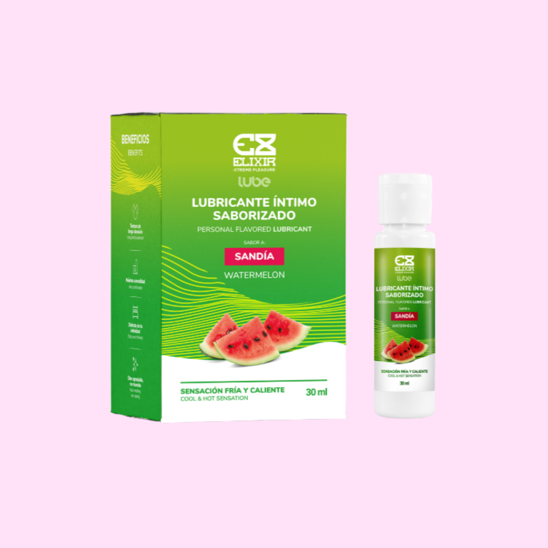 Lubricante Saborizado Sandía Elixir -30ml