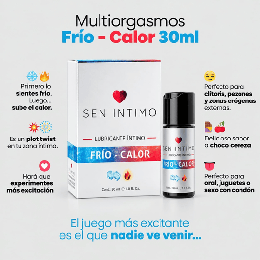 Multiorgasmos Frío-Calor 30ml – Sen Íntimo