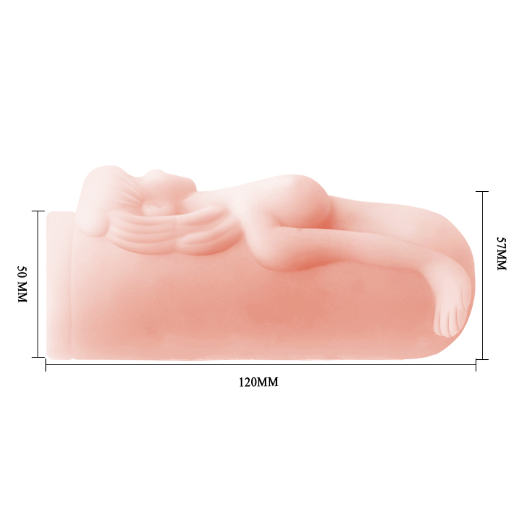 Masturbador Vagina Realista con Cuerpo Portátil