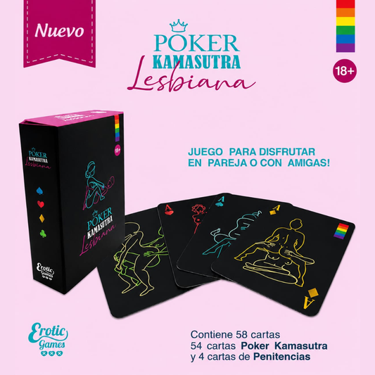 Juego de Cartas Eróticas Poker Kamasutra