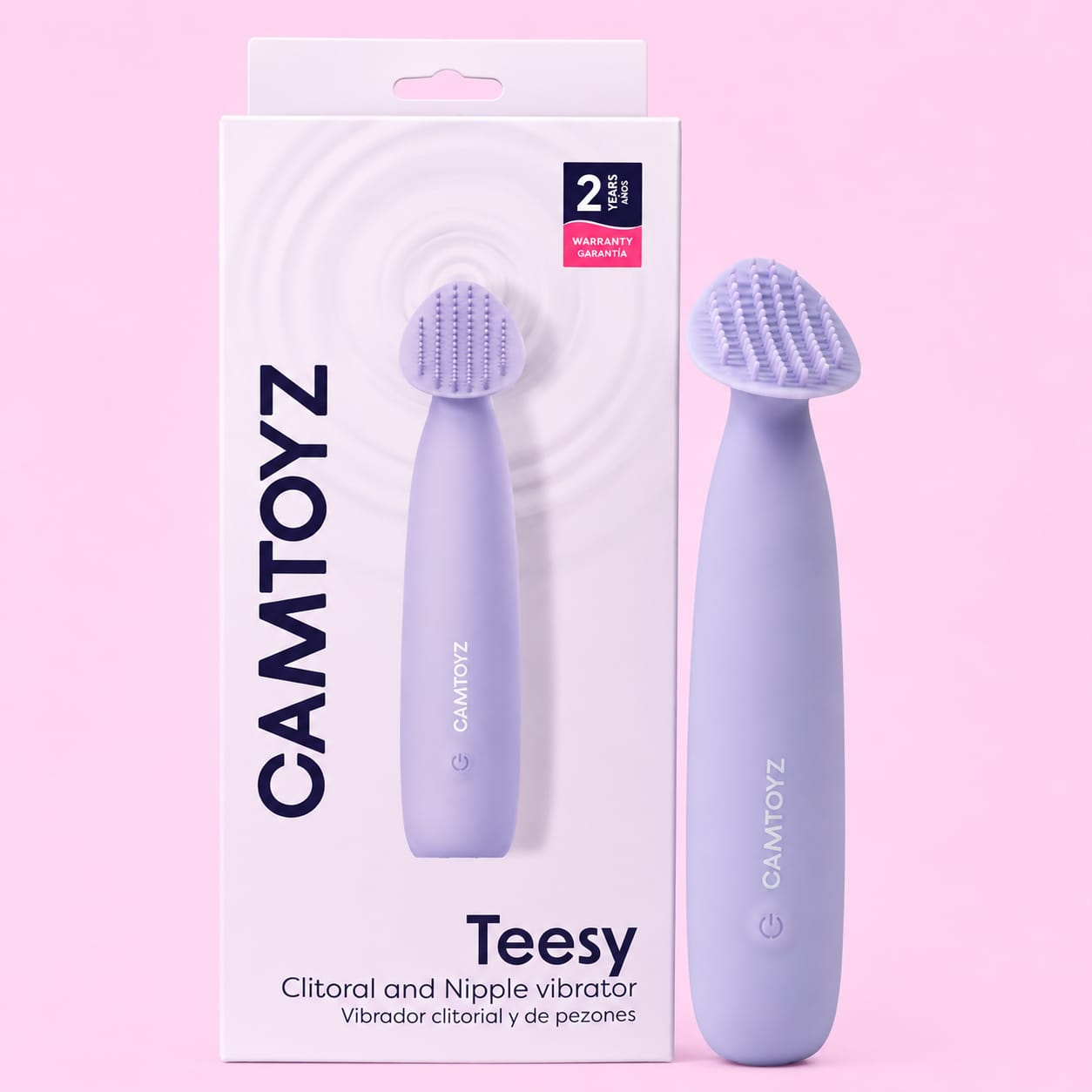 Teesy Vibrador de clítoris y pezones Camtoyz