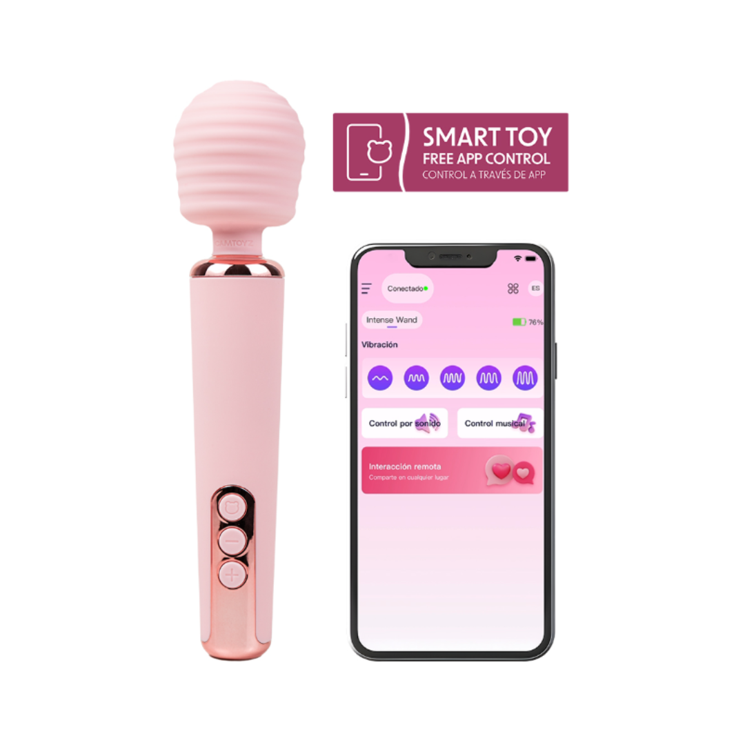 Intense vibrador Wand con App Camtoyz