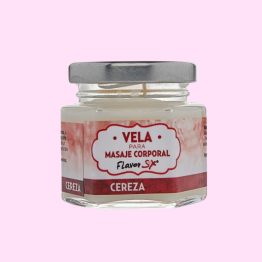 Vela Erótica para Masaje Cereza