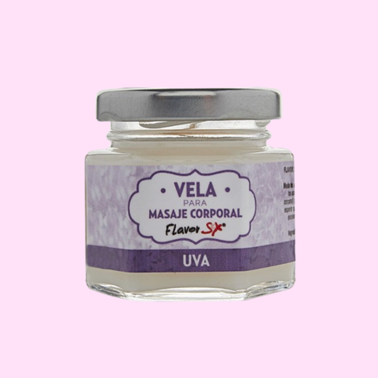 Vela Erótica para Masaje Uva
