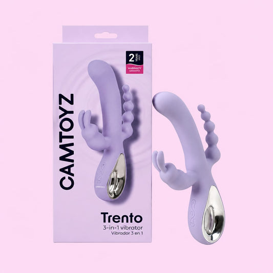 Vibrador Conejo Triple Función Anal Trento Majestic