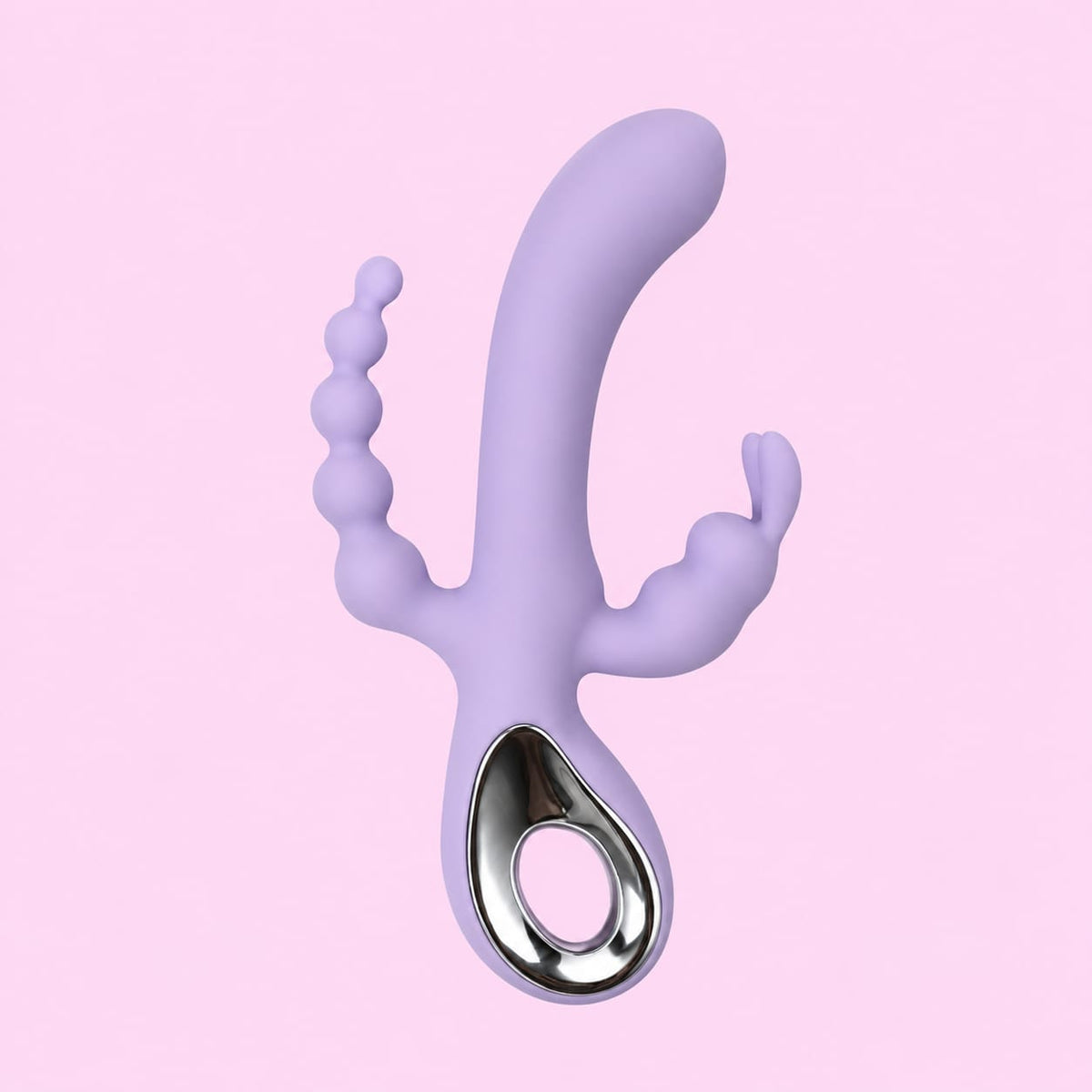 Vibrador Conejo Triple Función Anal Trento Majestic