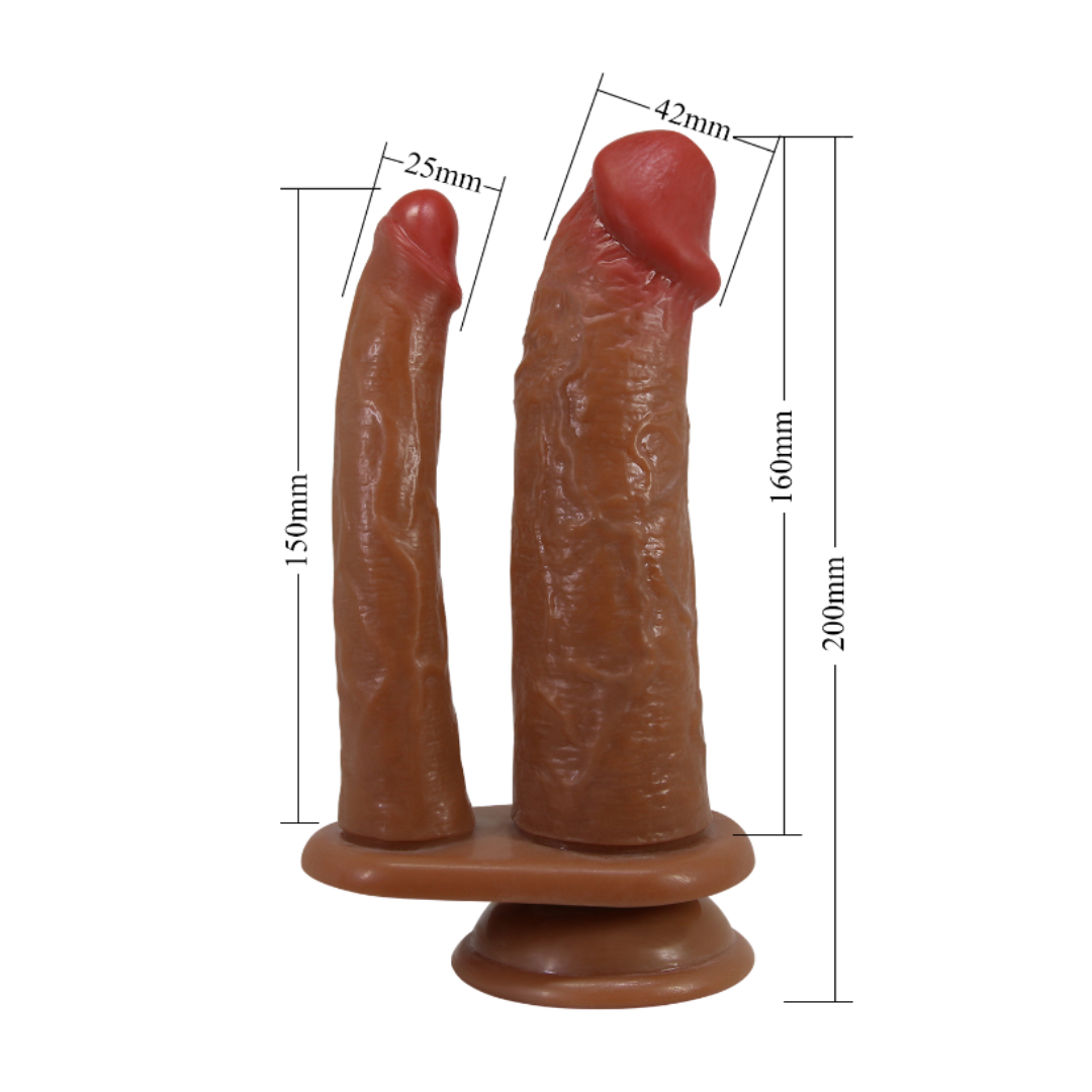 Vibrador Realista de Doble Penetración «Hulbert»