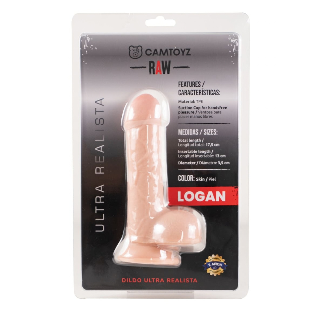 Dildo Ultra Realista Logan de 17.5 cm