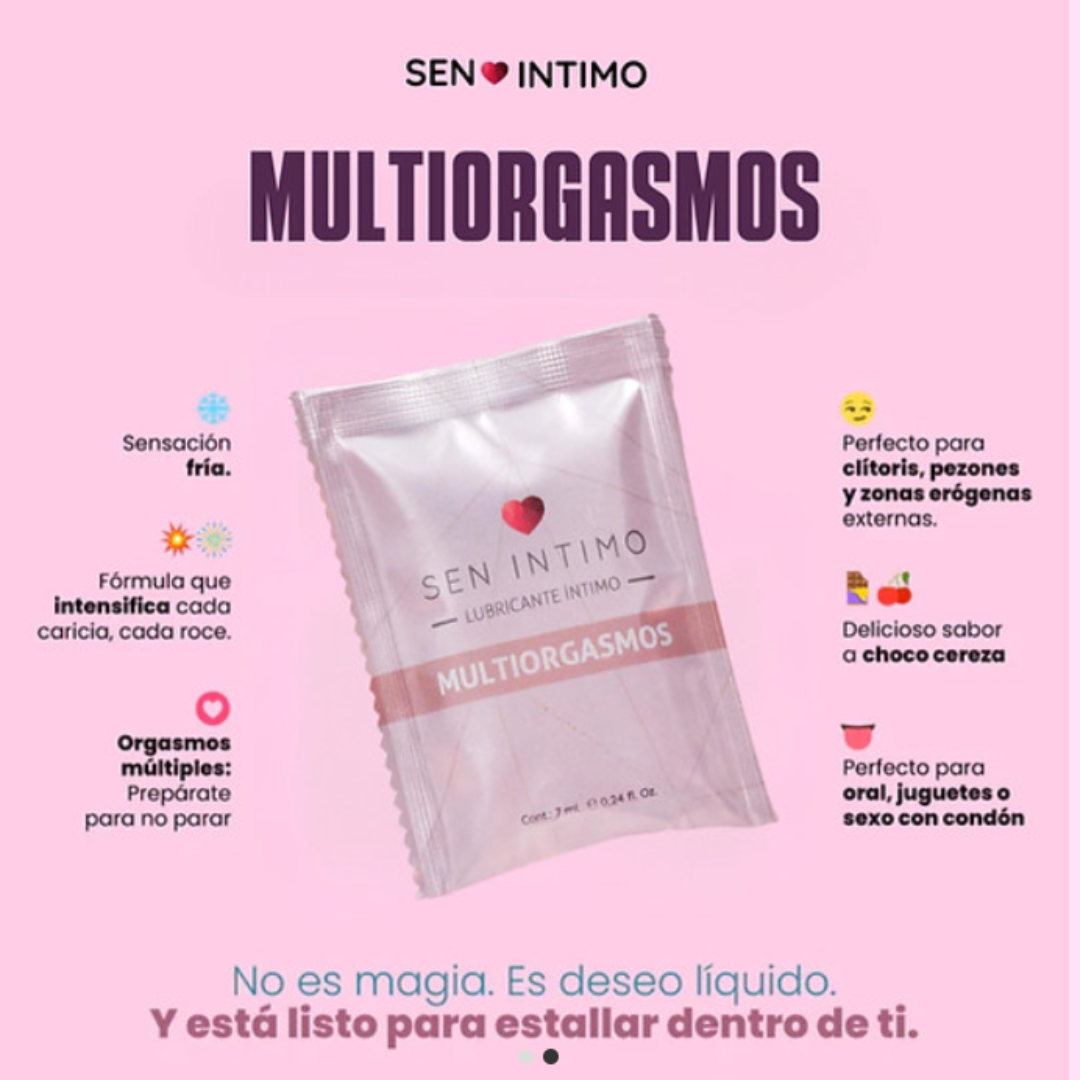 Lubricante Multiorgasmos Sen Intimo Sachet 7ML
