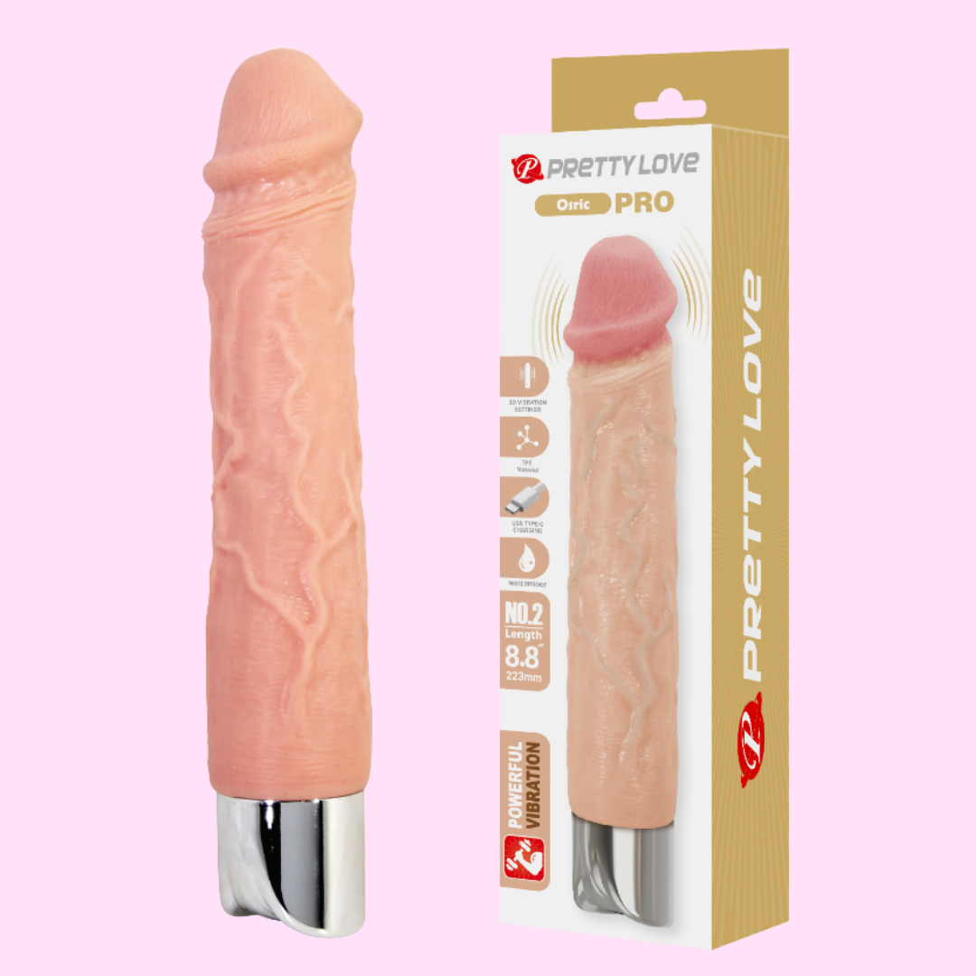Vibrador Realista Recargable de 22cm «Osric»