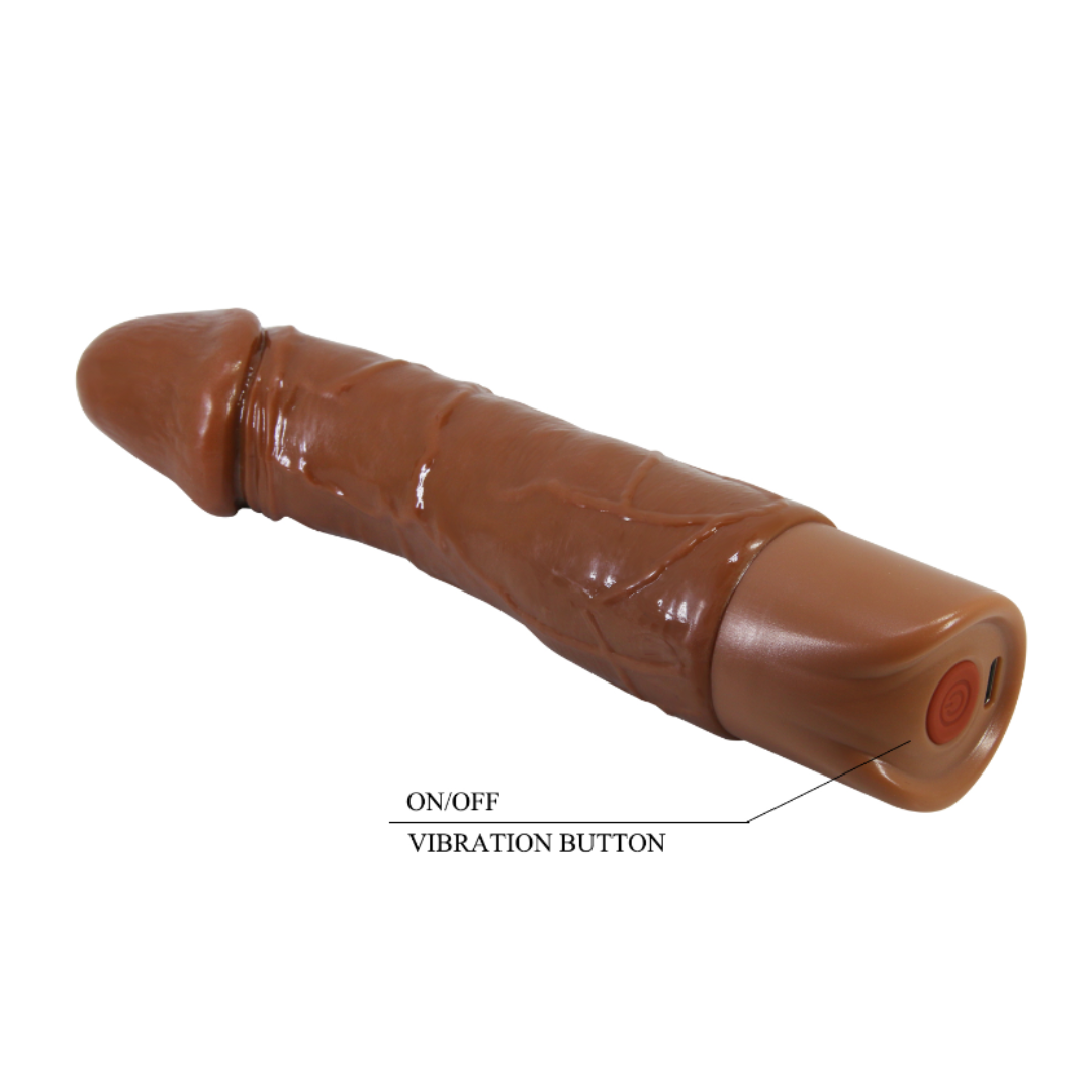Vibrador Realista Recargable de 20cm «Jermaine»
