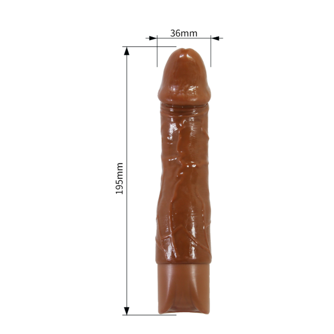 Vibrador Realista Recargable de 20cm «Jermaine»