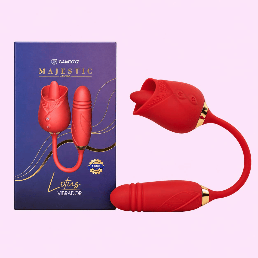 Vibrador Simulador de Sexo Oral con Estimulador de punto G «Lotus»